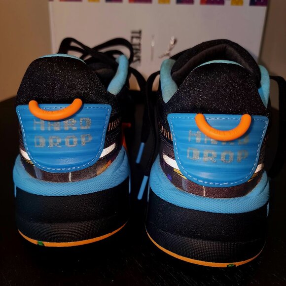Size 7 Y (GS) PUMA x TETRIS RS-X Black-Luminous Blue - Picture 10 of 12